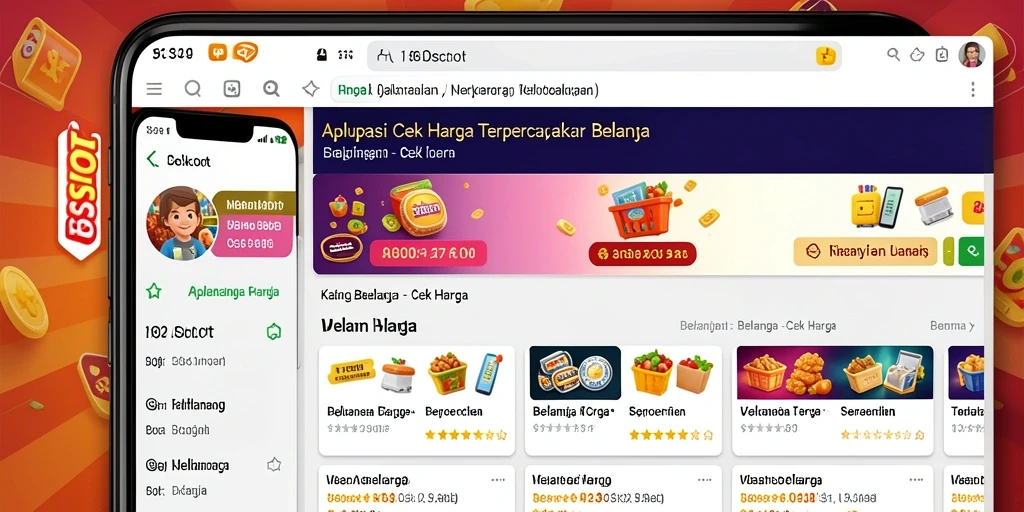 Antarmuka aplikasi 180SLOT menampilkan fungsi Cek Harga dengan jelas.
