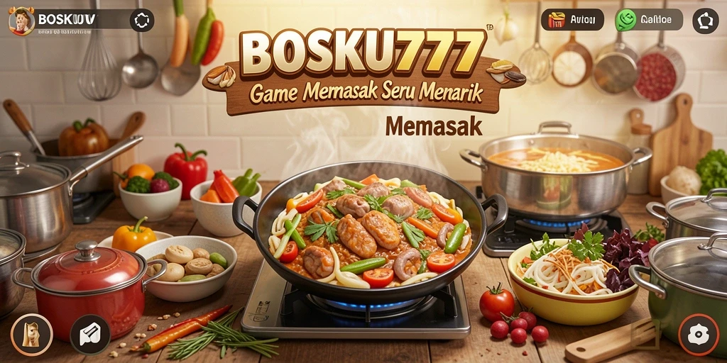Tampilan antarmuka BOSKU777 yang menarik dan interaktif.