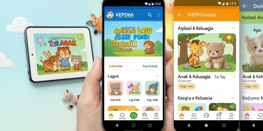 Tampilan antarmuka KEPO66 yang ceria dan interaktif.