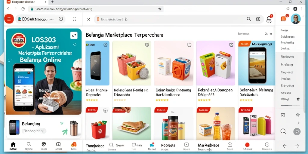 Tampilan antarmuka LOS303 yang sederhana dan fungsional.