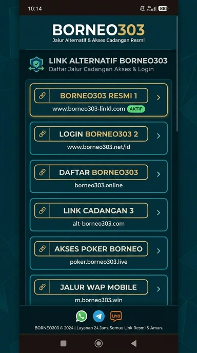 Link Alternatif Borneo303 untuk Pengguna Android